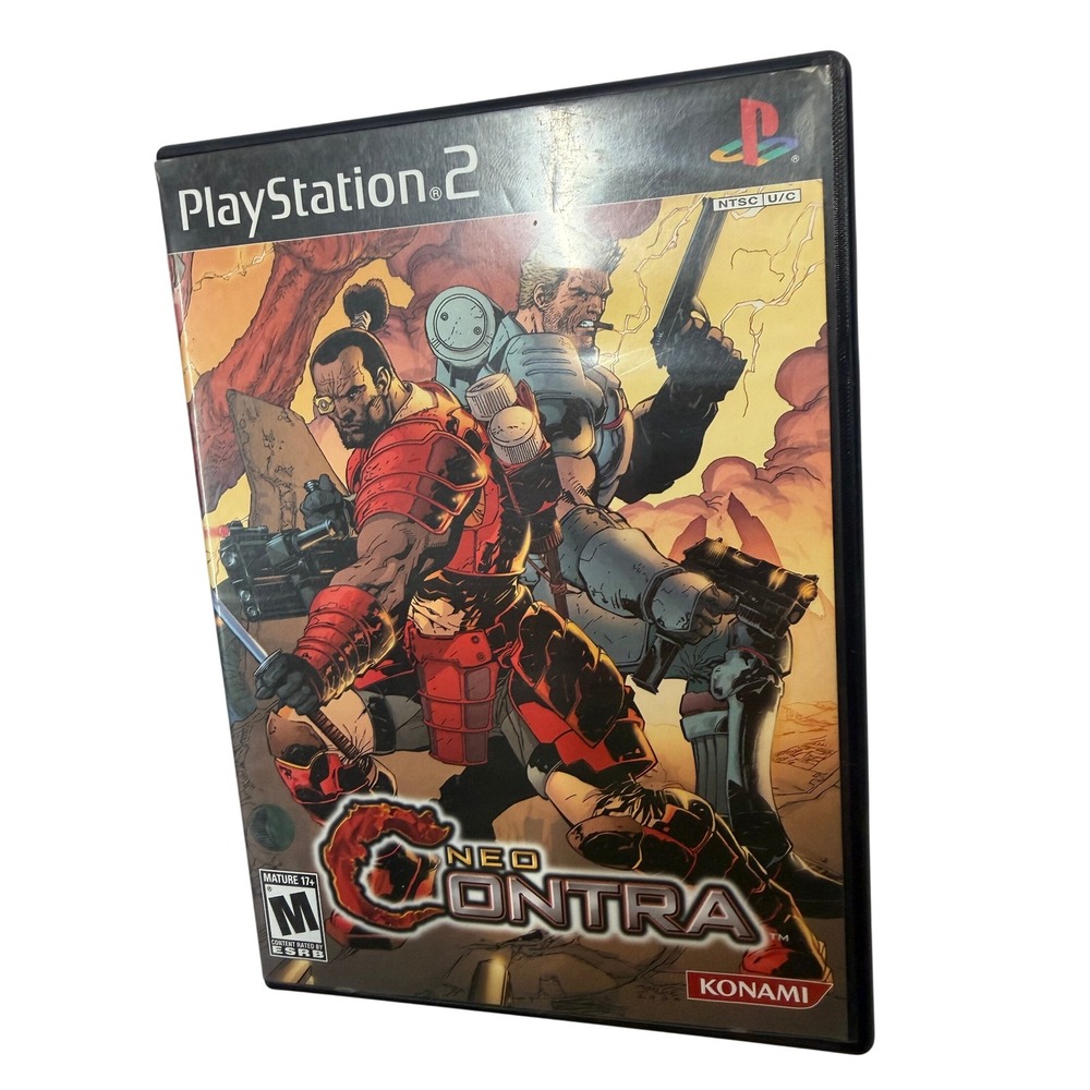 Neo Contra Sony PlayStation 2 PS2 Game Konami